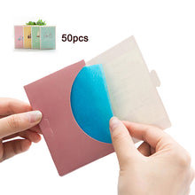 Load image into Gallery viewer, 50pcs Portable Facial Absorbent Paper Oil Control Face Wipes Matting Napkins Absorbing Sheet Oily Face Cleansing Matting Tissue
