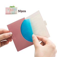 Load image into Gallery viewer, 50pcs Portable Facial Absorbent Paper Oil Control Face Wipes Matting Napkins Absorbing Sheet Oily Face Cleansing Matting Tissue

